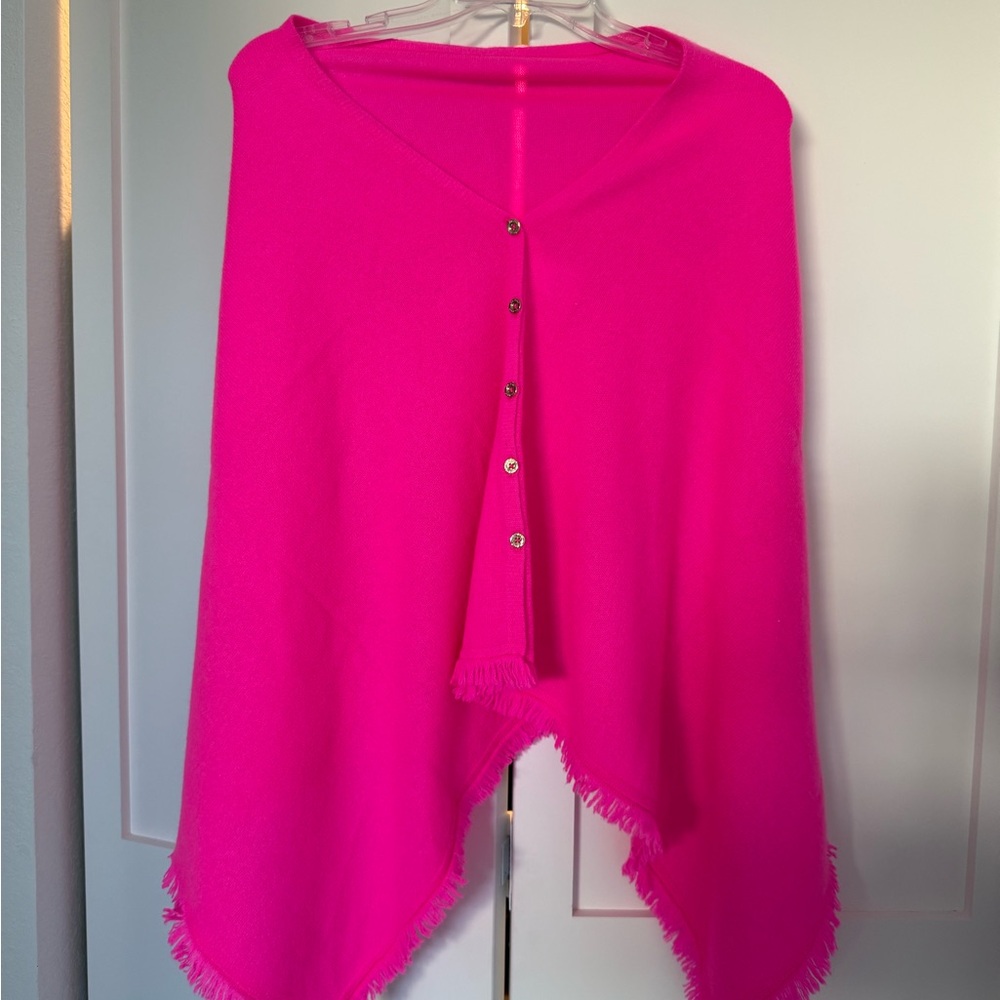 Lilly Pulitzer Pink 100% Cashmere Wrap